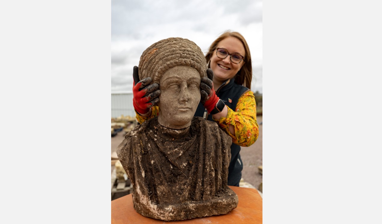 'Utterly Astounding' Roman Statues Found At Norman Church During HS2 Dig